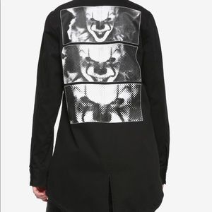 NWT PENNYWISE BLACK CARGO JACKET